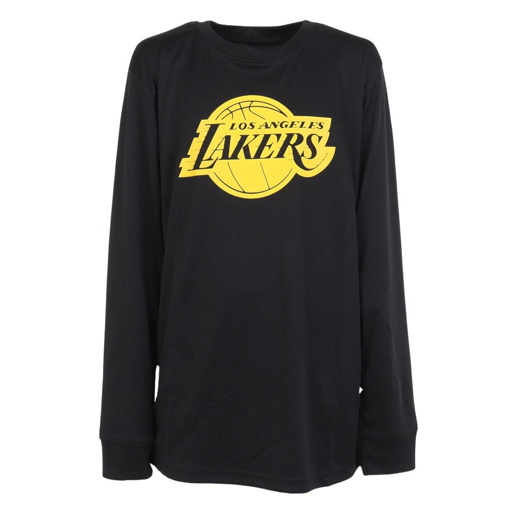 エヌビーエー（NBA）（キッズ）バスケットボールウェア N&N 長袖Tシャツ ロサンゼルス・レイカーズ 八村塁 3AAK-LAKERS HACHIMURA