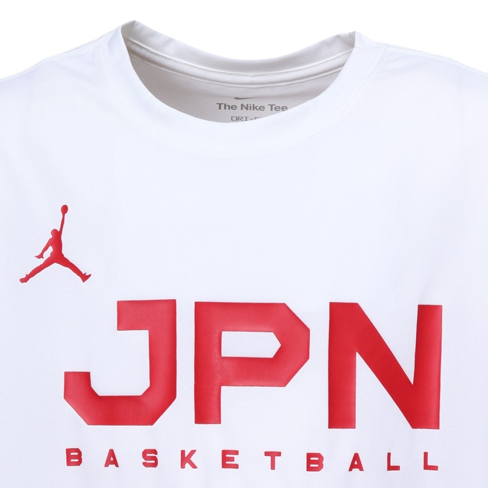 ジョーダン（JORDAN）（キッズ）バスケ 日本代表 Tシャツ ジュニア 長袖 JPN 2023 W杯 ホワイト YGB7NBA2-WHITE