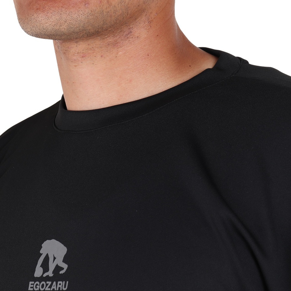 エゴザル（EGOZARU）（メンズ）バスケットボールウェア スリーブロゴ 長袖Tシャツ EZLT-F2206-015 速乾