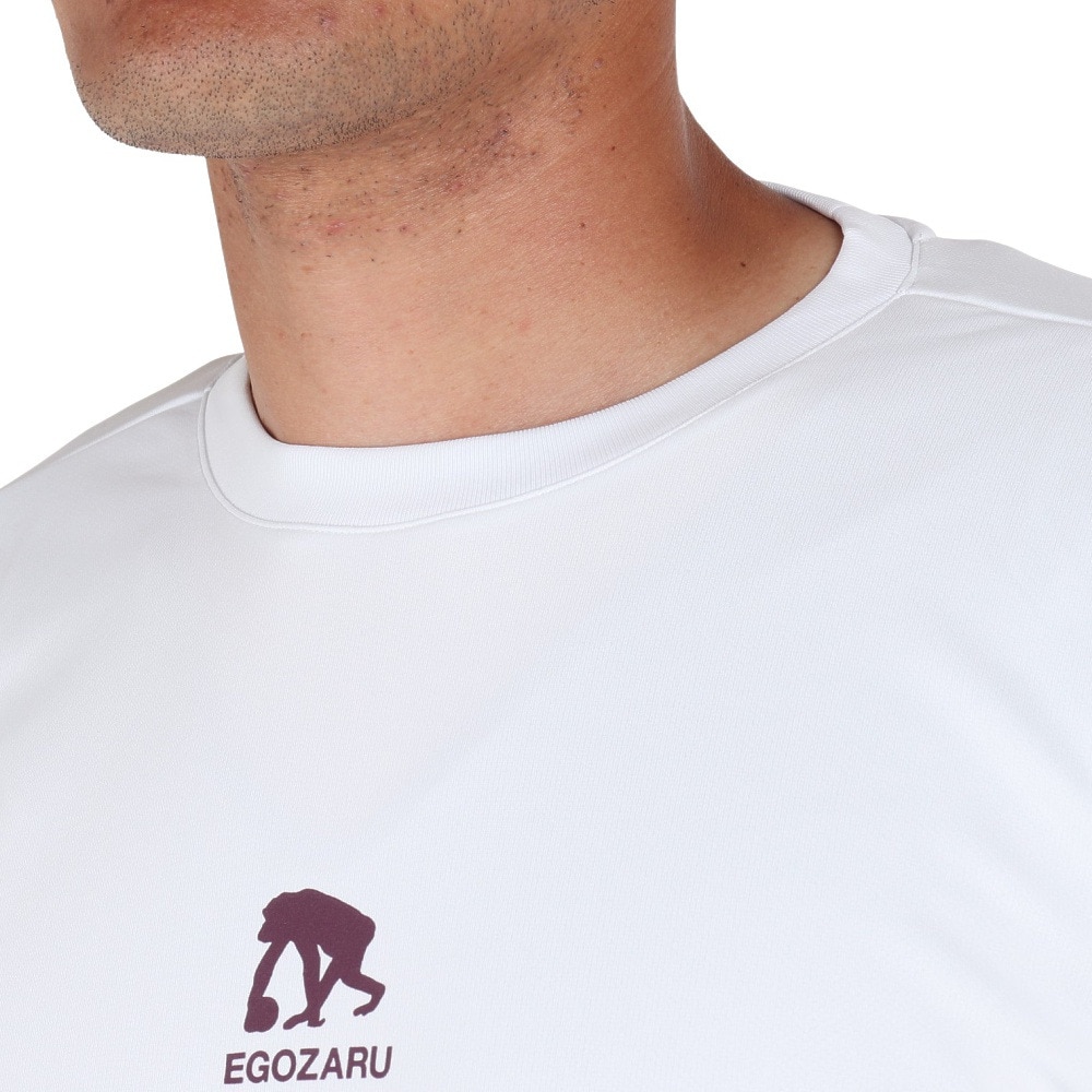 エゴザル（EGOZARU）（メンズ）バスケットボールウェア スリーブロゴ 長袖Tシャツ EZLT-F2206-218 速乾
