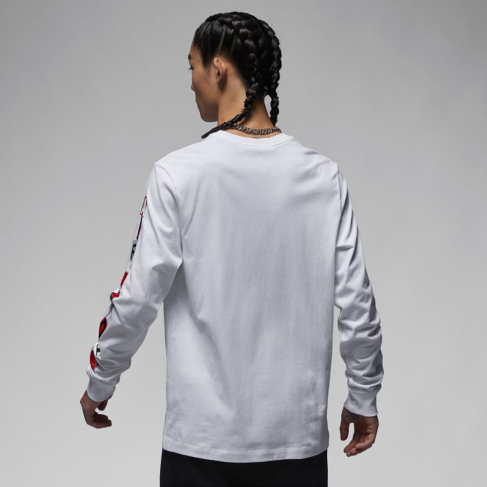 ＪＯＲＤＡＮ（メンズ）バスケットボールウェア ブランド グラフィック ロングスリーブTシャツ FD7018-100