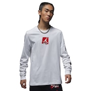 JORDAN(メンズ)バスケットボールウェア ブランド グラフィック ロングスリーブTシャツ FD7018-100