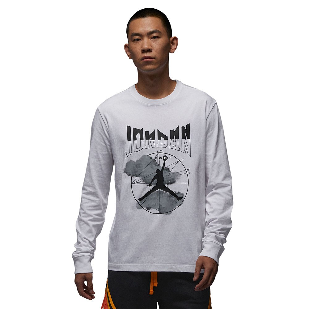 ＪＯＲＤＡＮ（メンズ）バスケットボールウェア JDN  SPRT グラフィック 長袖Tシャツ FD7005-100