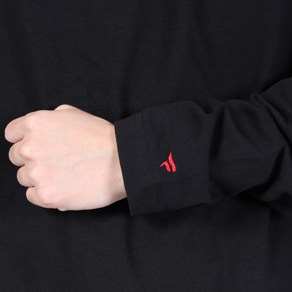ファナティクス（Fanatics）（メンズ）バスケットボールウェア 長袖Tシャツ OT0323SS0001-BLK