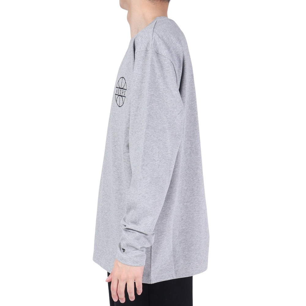 ファナティクス（Fanatics）（メンズ）バスケットボールウェア 長袖Tシャツ OT0323SS0001-GRY
