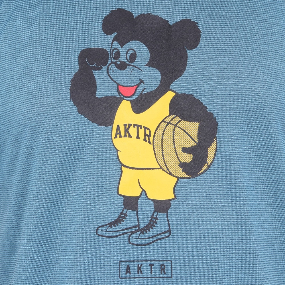 アクター（AKTR）（メンズ）バスケットボールウェア SEASONAL NICK SPORTS Tシャツ 124-011005 BL