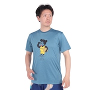 (メンズ)バスケットボールウェア SEASONAL NICK SPORTS Tシャツ 124-011005 BL