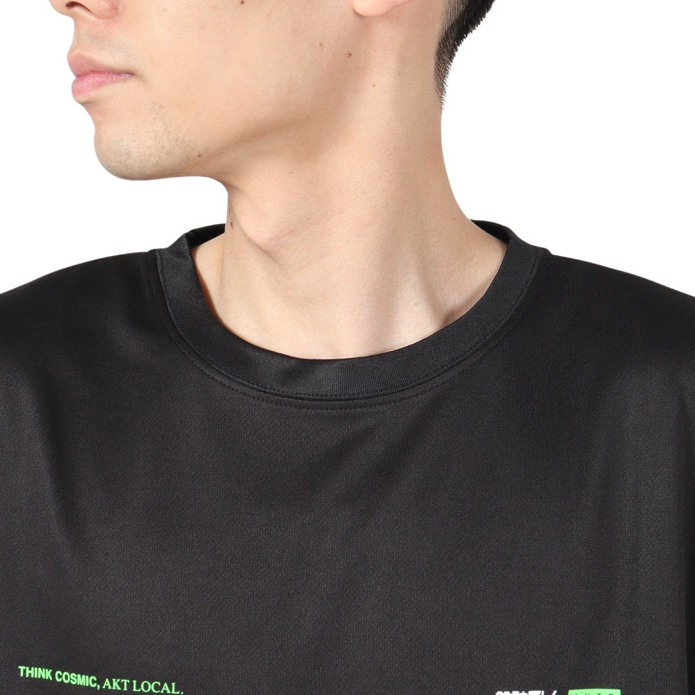 アクター（AKTR）（メンズ）バスケットボールウェア ATOM×AKTR POLY 長袖Tシャツ 124-052005 BK