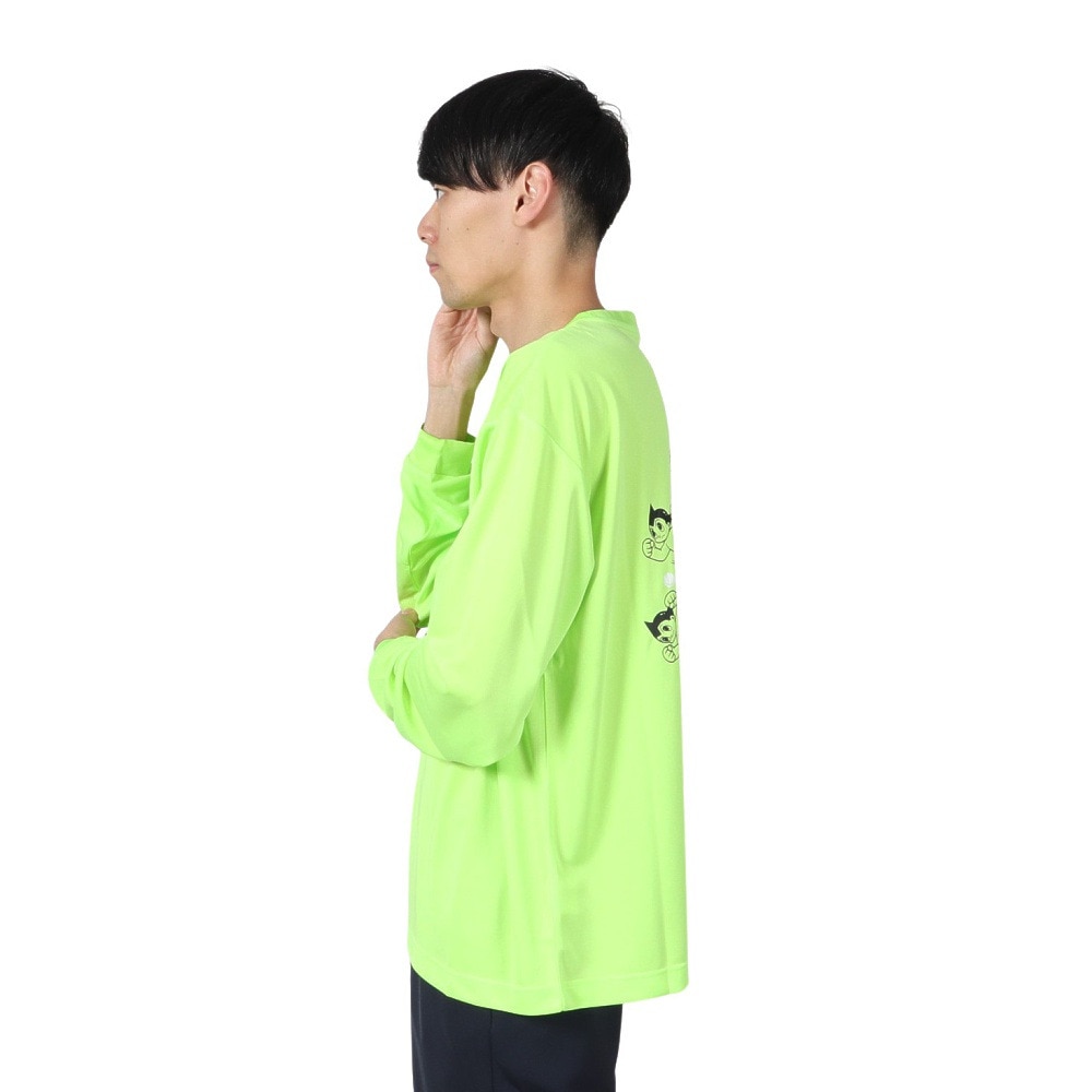 アクター（AKTR）（メンズ）バスケットボールウェア ATOM×AKTR POLY 長袖Tシャツ 124-052005 YL