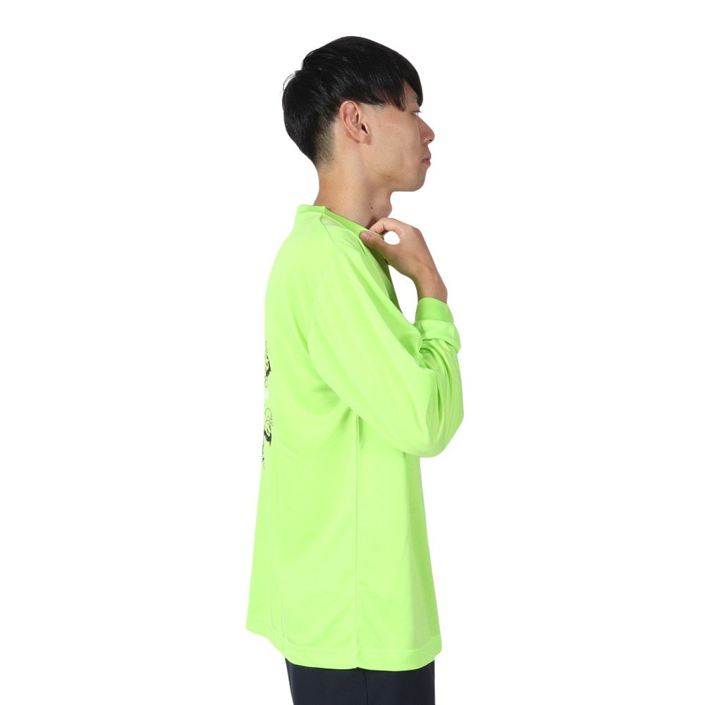 アクター（AKTR）（メンズ）バスケットボールウェア ATOM×AKTR POLY 長袖Tシャツ 124-052005 YL