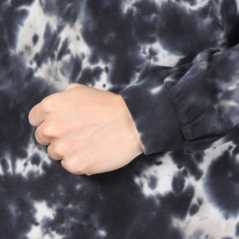 アクター（AKTR）（メンズ）バスケットボールウェア ATOM×AKTR COTTON 長袖Tシャツ 124-054005 BK