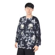 (メンズ)バスケットボールウェア ATOM×AKTR COTTON 長袖Tシャツ 124-054005 BK