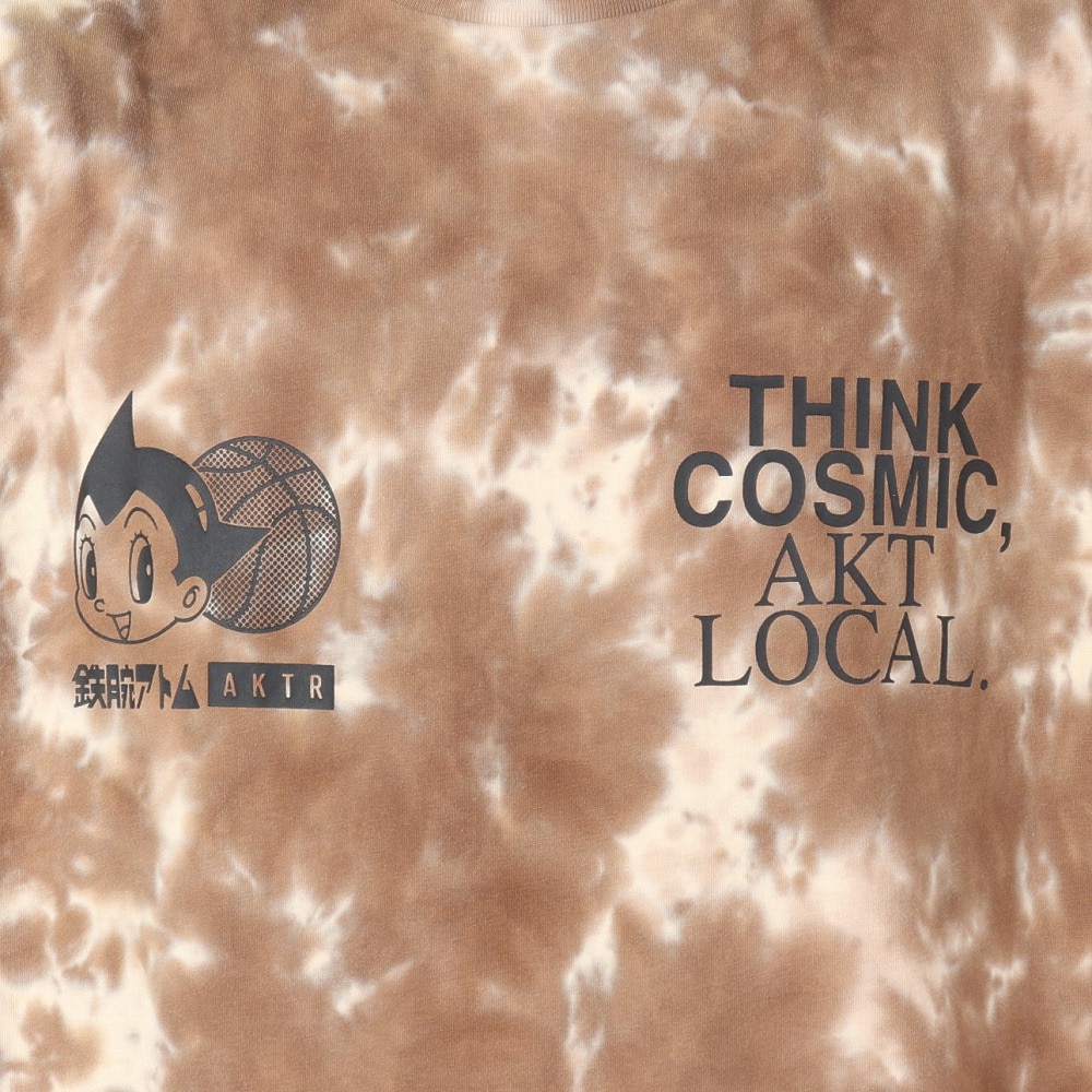 アクター（AKTR）（メンズ）バスケットボールウェア ATOM×AKTR COTTON 長袖Tシャツ 124-054005 BR