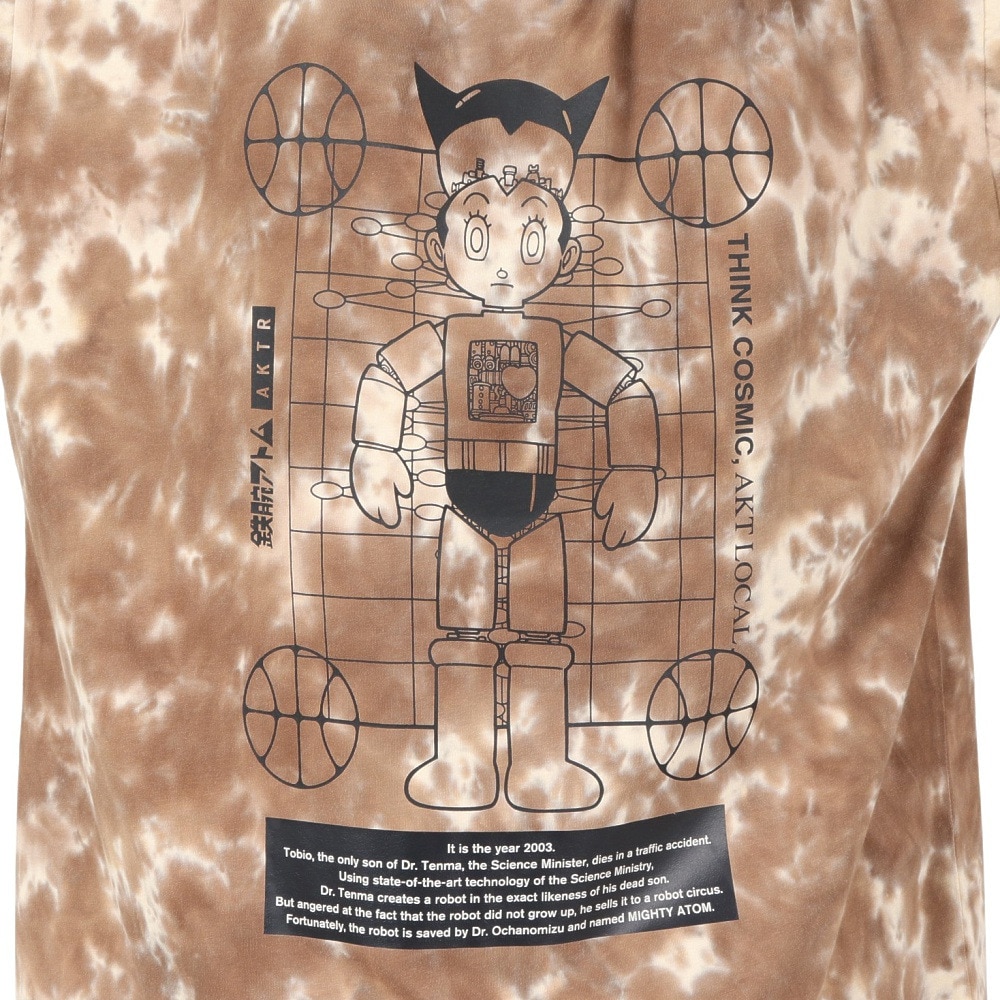 アクター（AKTR）（メンズ）バスケットボールウェア ATOM×AKTR COTTON 長袖Tシャツ 124-054005 BR