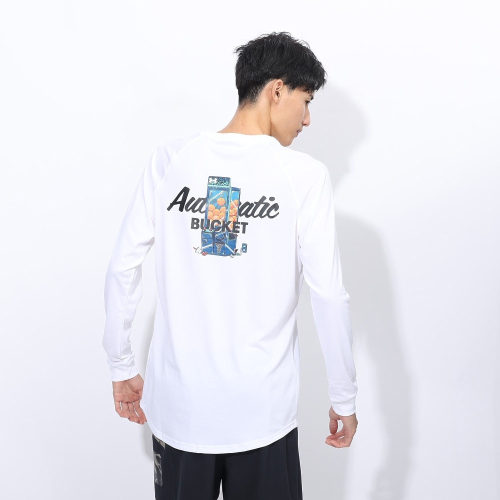 アンダーアーマー（UNDER ARMOUR）（メンズ）バスケットボールウェア テック グラフィック ロングスリーブ Tシャツ 1388344 100