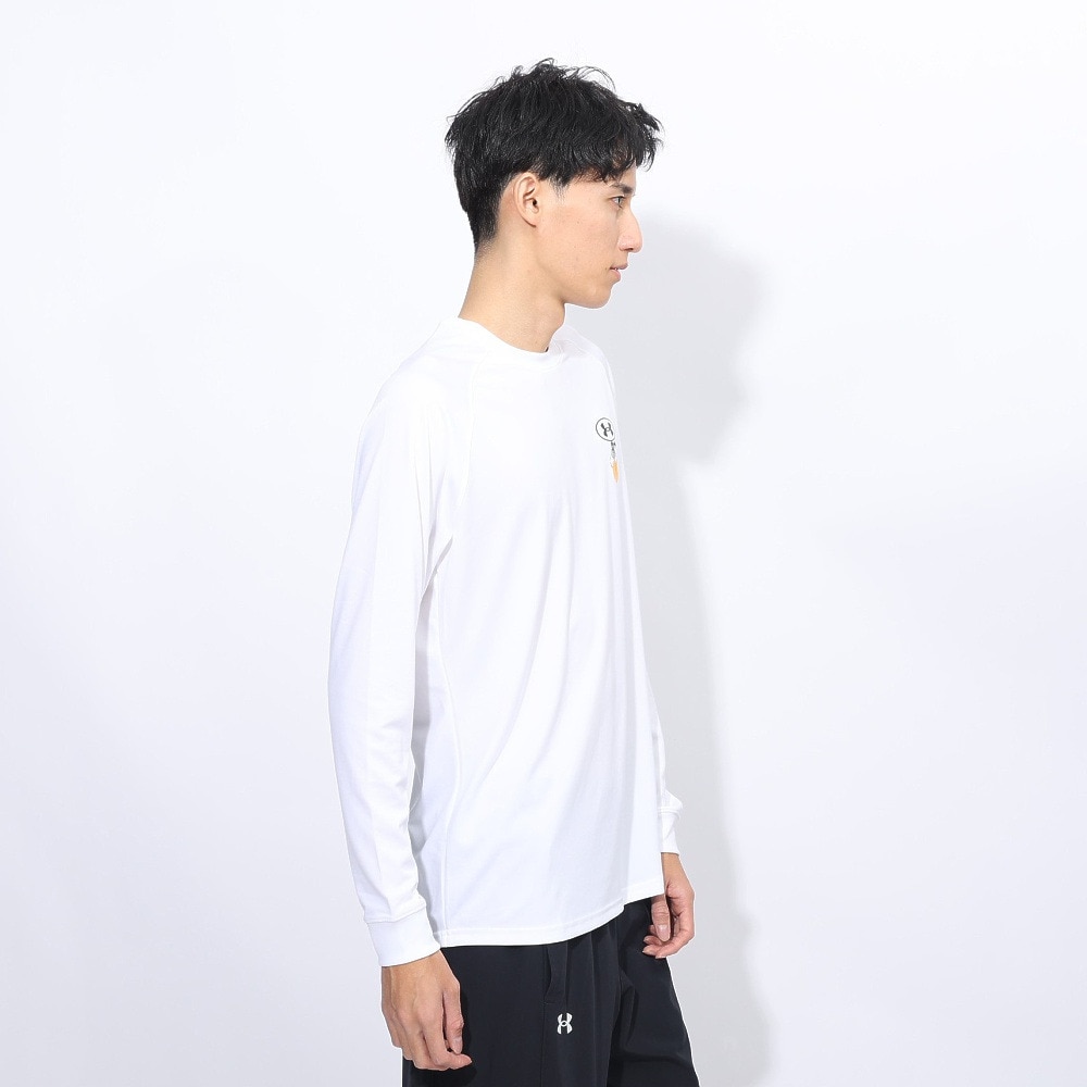 アンダーアーマー（UNDER ARMOUR）（メンズ）バスケットボールウェア テック グラフィック ロングスリーブ Tシャツ 1388344 100