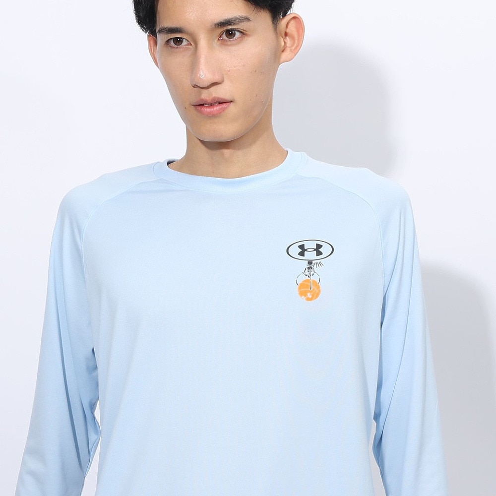 アンダーアーマー（UNDER ARMOUR）（メンズ）バスケットボールウェア テック グラフィック ロングスリーブ Tシャツ 1388344 464