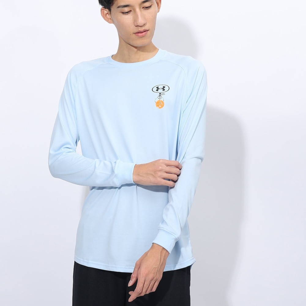 アンダーアーマー（UNDER ARMOUR）（メンズ）バスケットボールウェア テック グラフィック ロングスリーブ Tシャツ 1388344 464