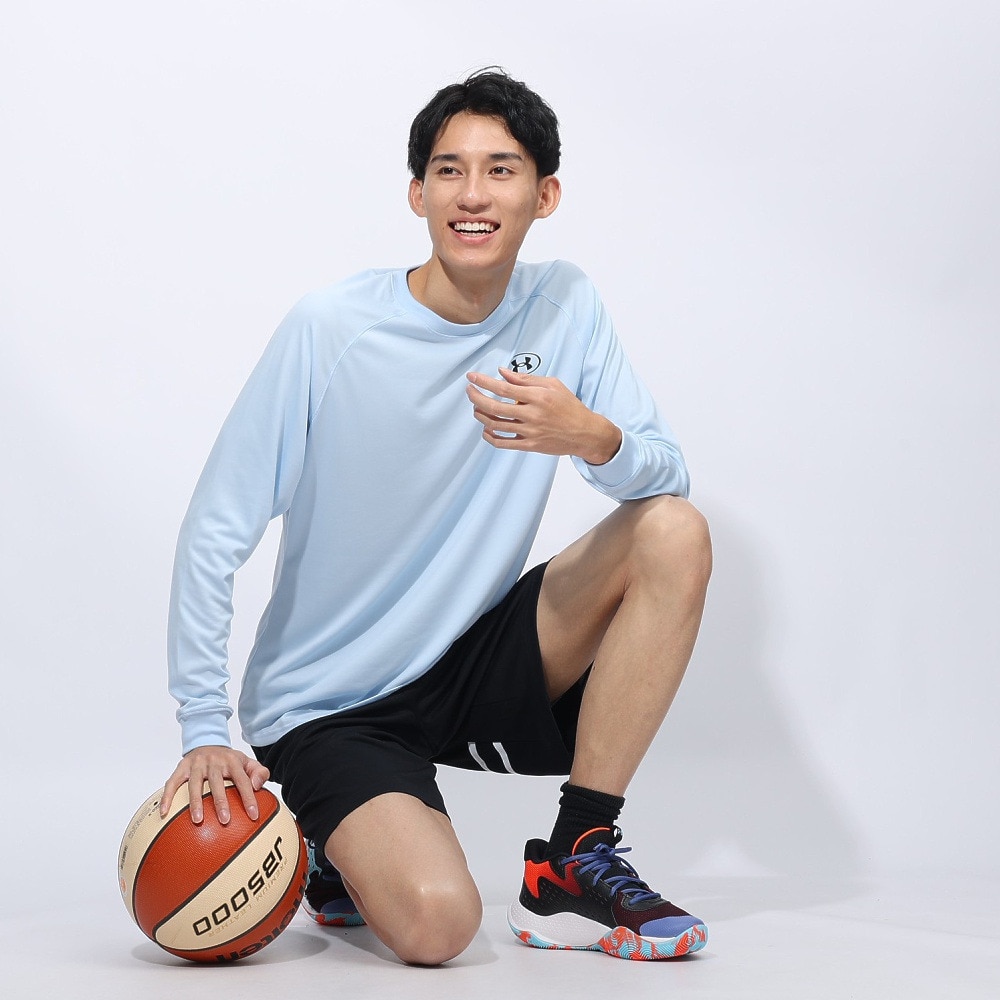 アンダーアーマー（UNDER ARMOUR）（メンズ）バスケットボールウェア テック グラフィック ロングスリーブ Tシャツ 1388344 464
