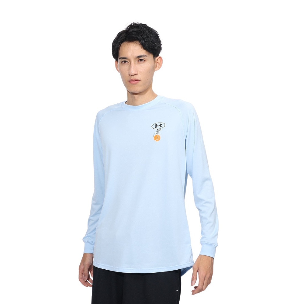 アンダーアーマー（UNDER ARMOUR）（メンズ）バスケットボールウェア テック グラフィック ロングスリーブ Tシャツ 1388344 464