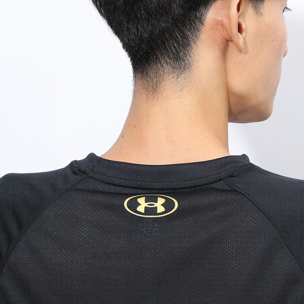 アンダーアーマー（UNDER ARMOUR）（メンズ）バスケットボールウェア テック ロゴ ロングスリーブ Tシャツ 1388345 001