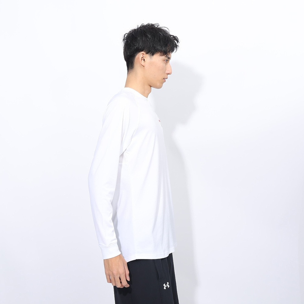 アンダーアーマー（UNDER ARMOUR）（メンズ）バスケットボールウェア テック ロゴ ロングスリーブ Tシャツ 1388345 100