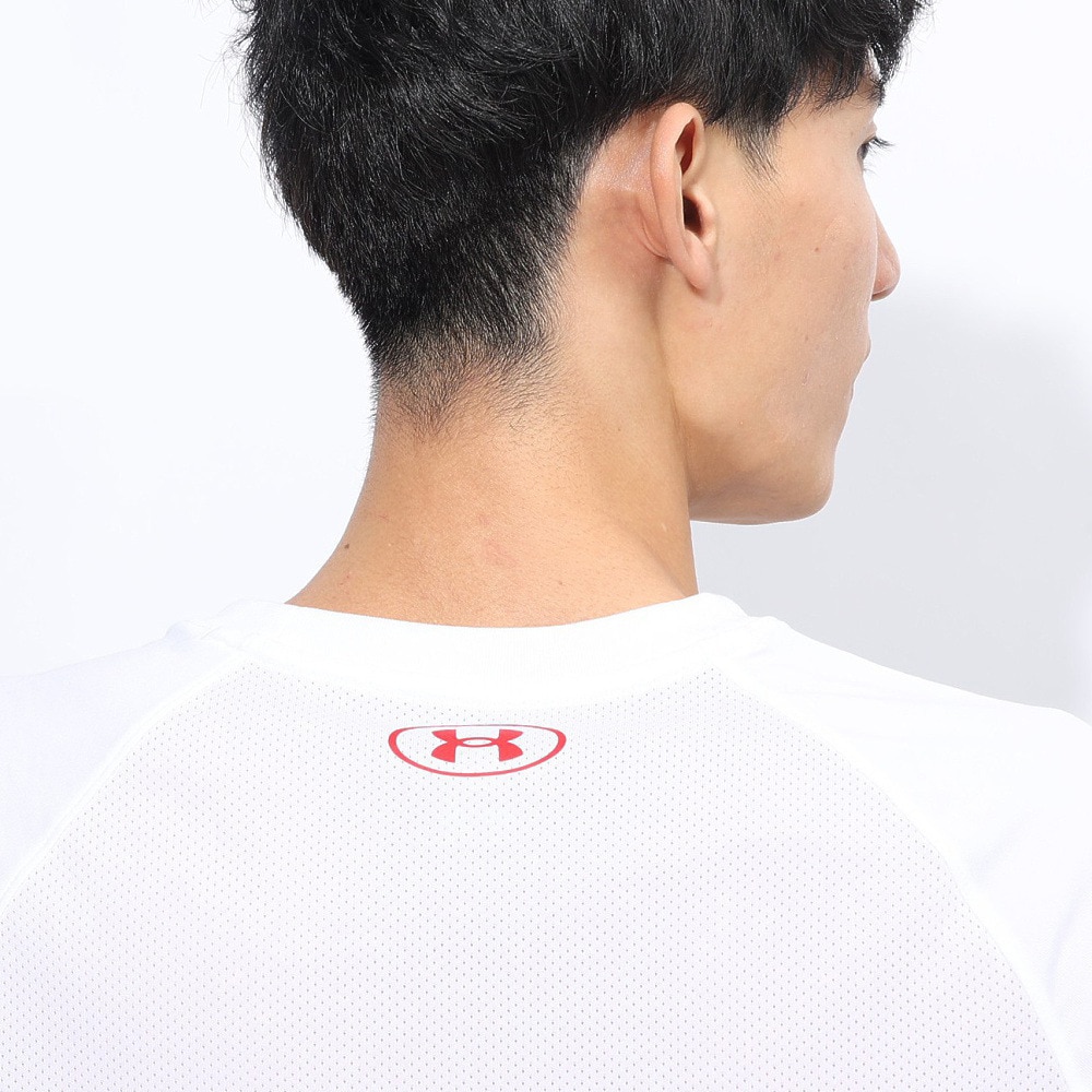 アンダーアーマー（UNDER ARMOUR）（メンズ）バスケットボールウェア テック ロゴ ロングスリーブ Tシャツ 1388345 100