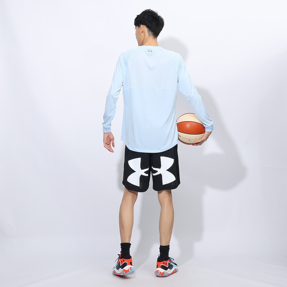アンダーアーマー（UNDER ARMOUR）（メンズ）バスケットボールウェア テック ロゴ ロングスリーブ Tシャツ 1388345 464