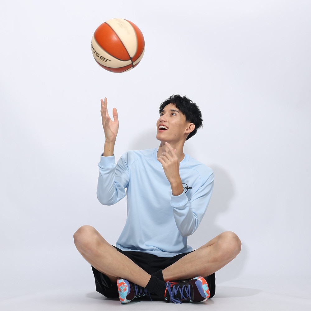 アンダーアーマー（UNDER ARMOUR）（メンズ）バスケットボールウェア テック ロゴ ロングスリーブ Tシャツ 1388345 464