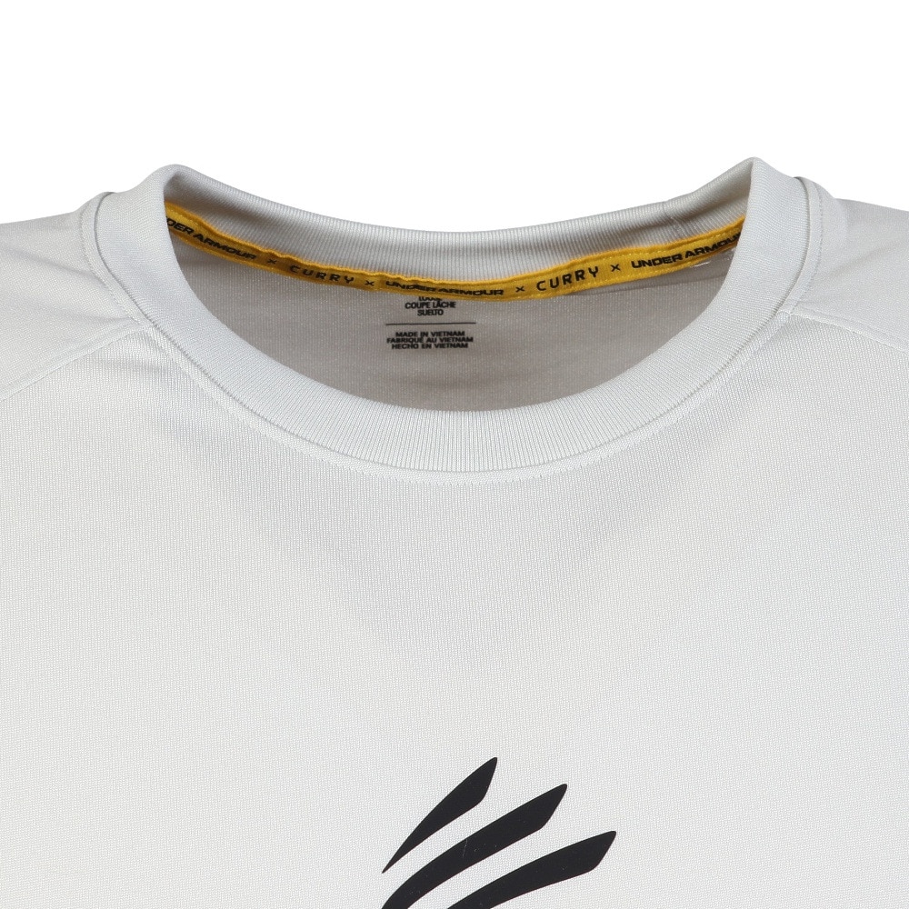 アンダーアーマー（UNDER ARMOUR）（メンズ）バスケットボールウェア カリー テック ロゴ ロングスリーブ Tシャツ 1388347 114