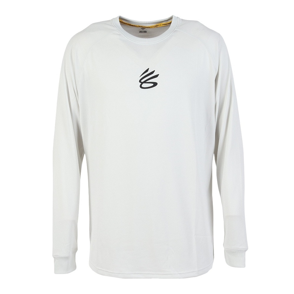 アンダーアーマー（UNDER ARMOUR）（メンズ）バスケットボールウェア カリー テック ロゴ ロングスリーブ Tシャツ 1388347 114