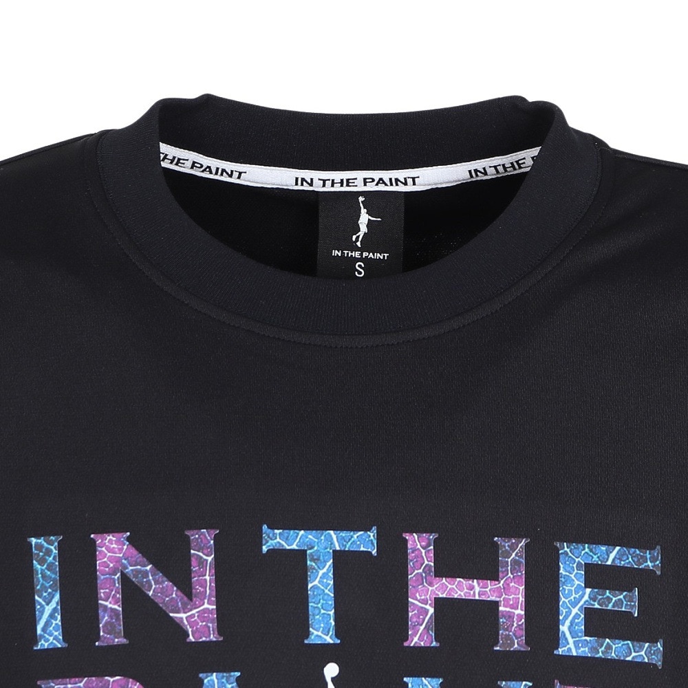 インザペイント（IN THE PAINT）（メンズ、レディース）バスケットボールウェア ロングスリーブシャツ ITP24404BLK