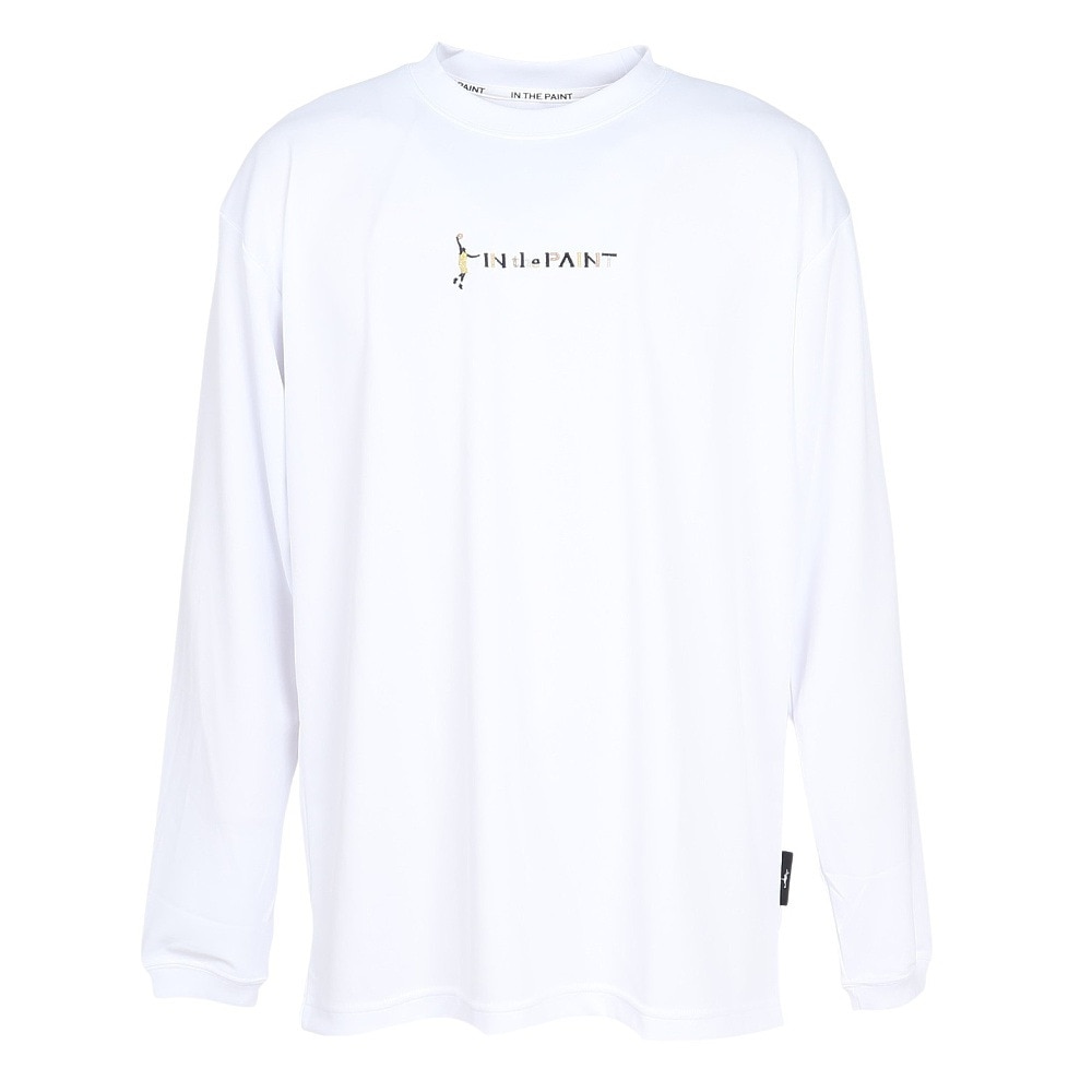 インザペイント（IN THE PAINT）（メンズ、レディース）バスケットボールウェア ロングスリーブシャツ ITP24407WHT