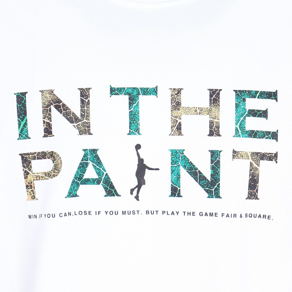 インザペイント（IN THE PAINT）（メンズ、レディース）バスケットボールウェア 長袖Tシャツ ITP24404WHT