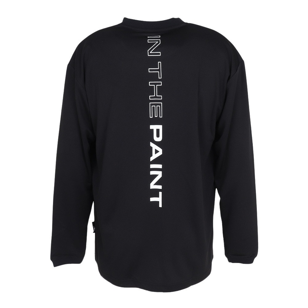 インザペイント（IN THE PAINT）（メンズ、レディース）バスケットボールウェア 長袖Tシャツ ITP24412BLK