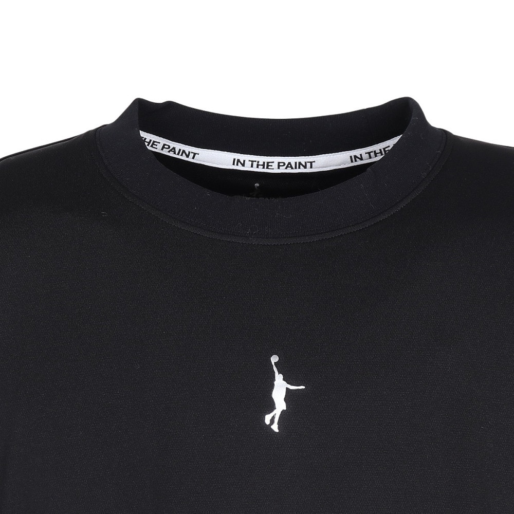 インザペイント（IN THE PAINT）（メンズ、レディース）バスケットボールウェア 長袖Tシャツ ITP24412BLK