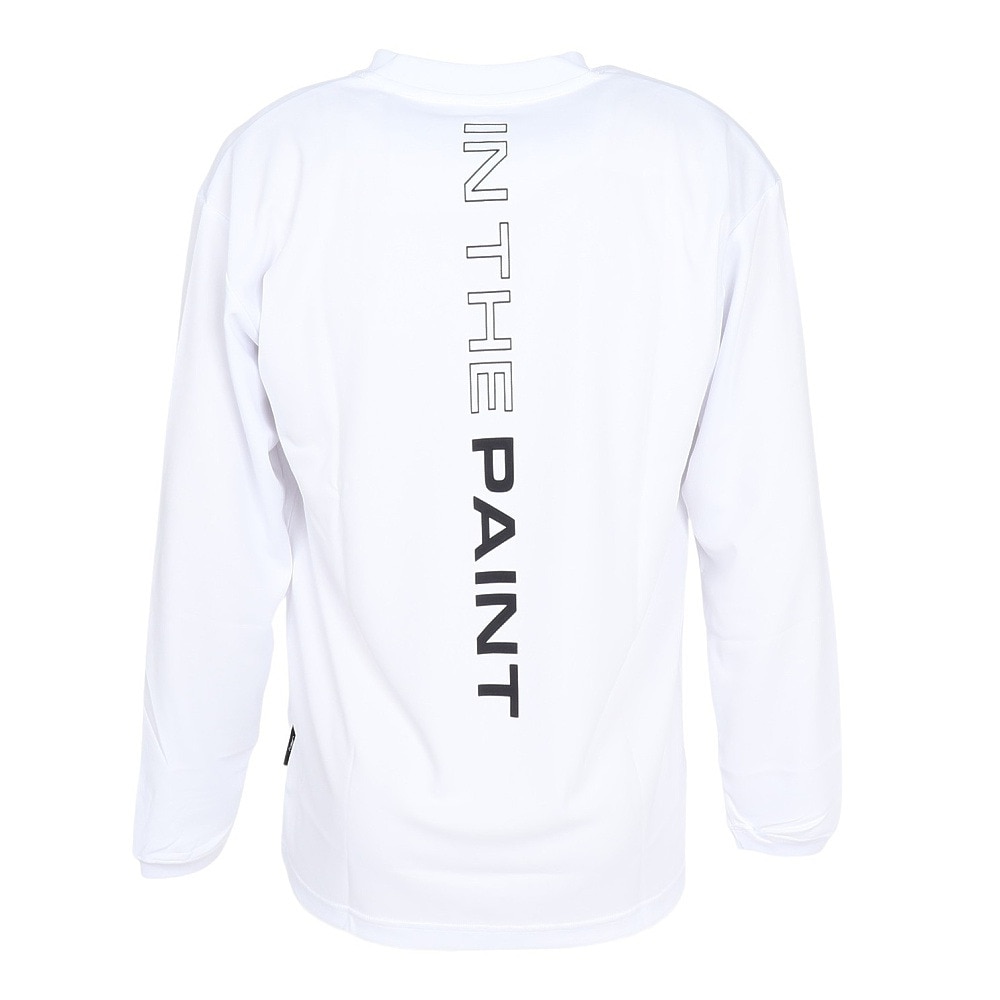 インザペイント（IN THE PAINT）（メンズ、レディース）バスケットボールウェア 長袖Tシャツ ITP24412WHT