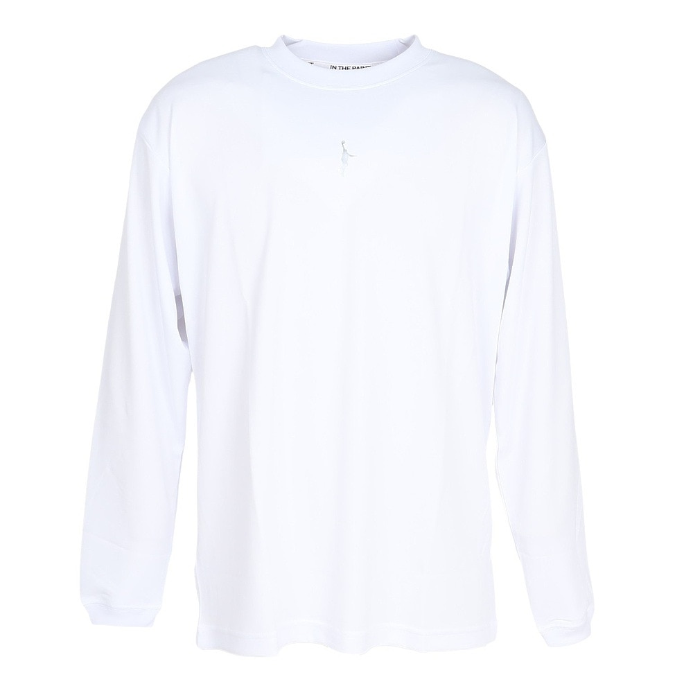 インザペイント（IN THE PAINT）（メンズ、レディース）バスケットボールウェア 長袖Tシャツ ITP24412WHT