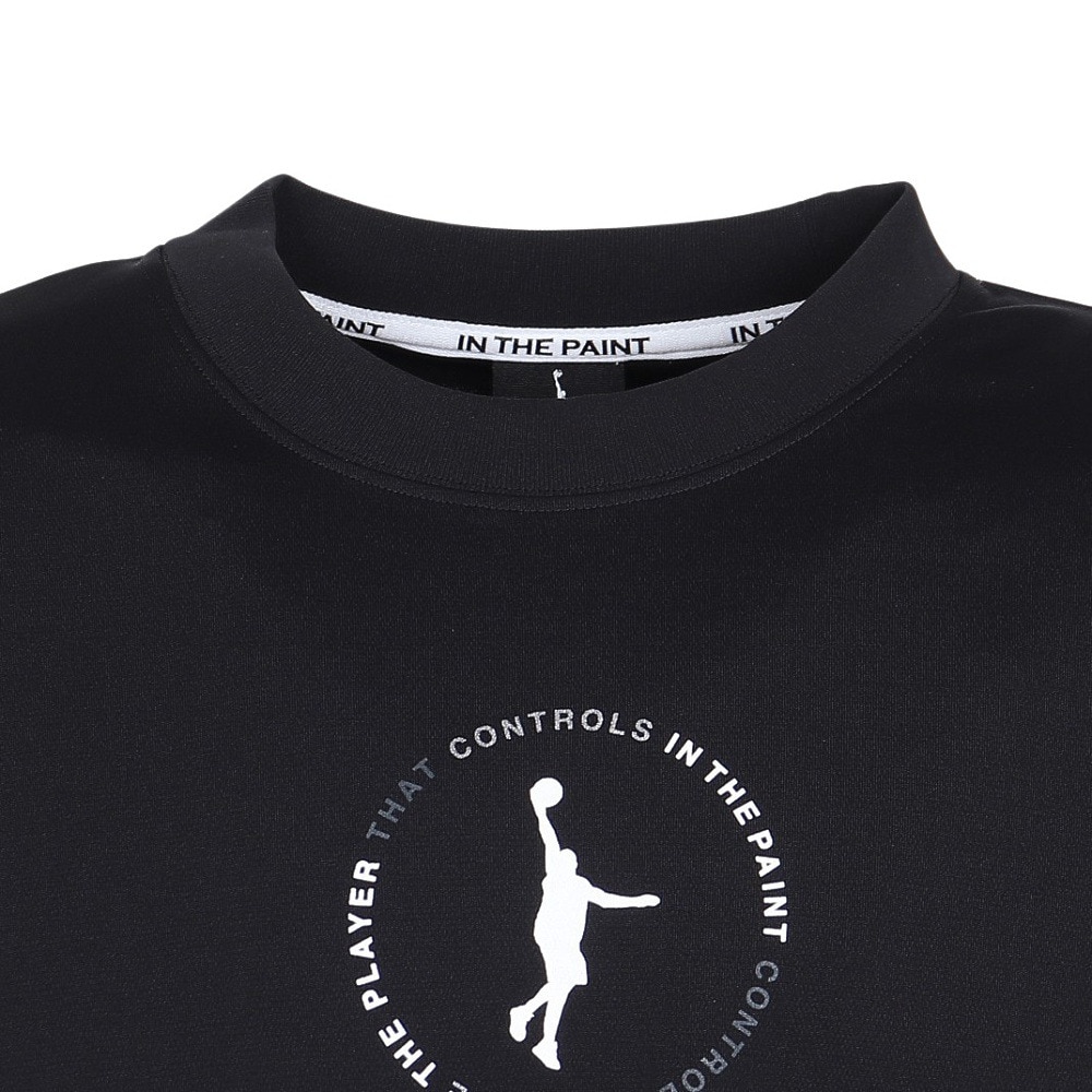 インザペイント（IN THE PAINT）（メンズ、レディース）バスケットボールウェア 長袖Tシャツ ITP24413BLK