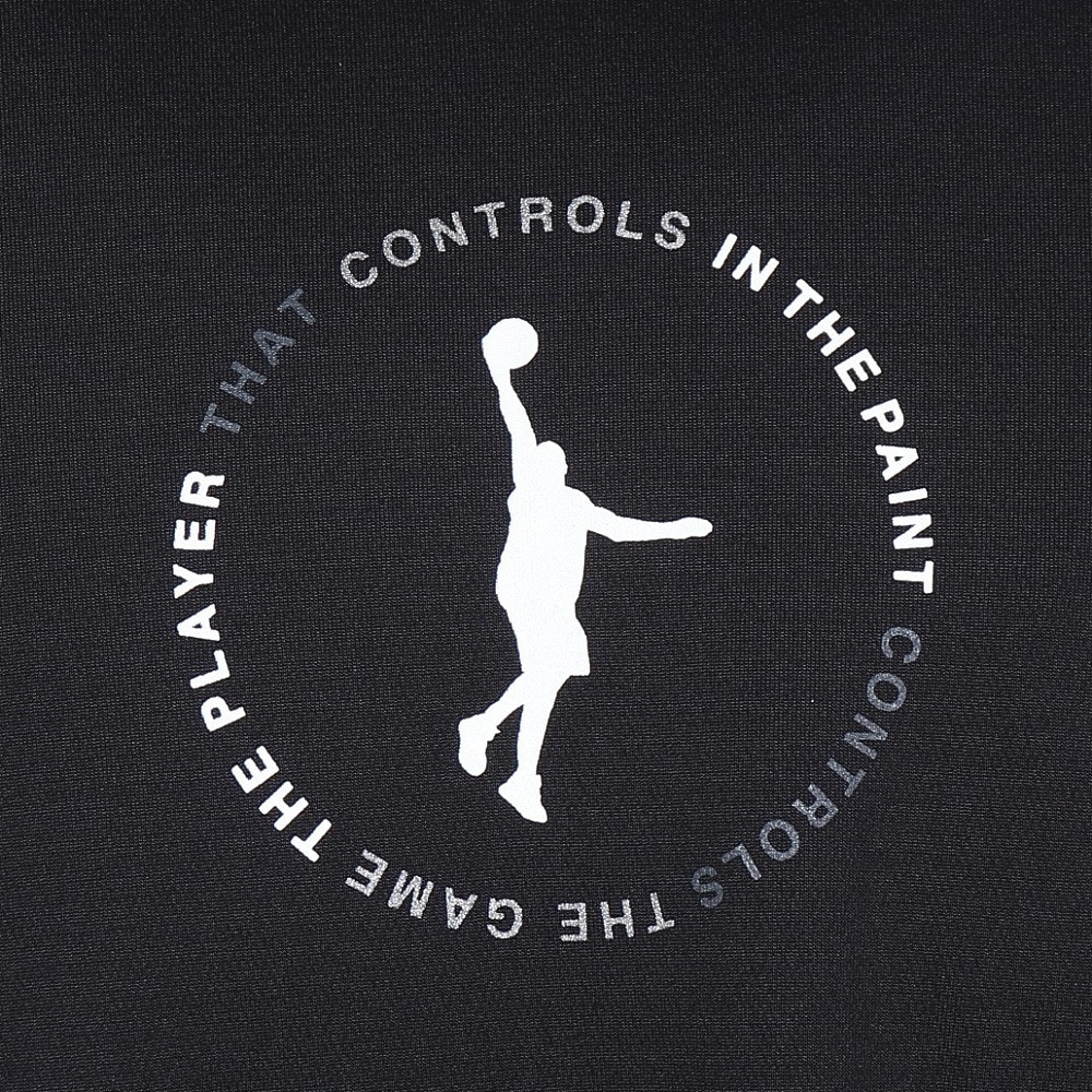インザペイント（IN THE PAINT）（メンズ、レディース）バスケットボールウェア 長袖Tシャツ ITP24413BLK