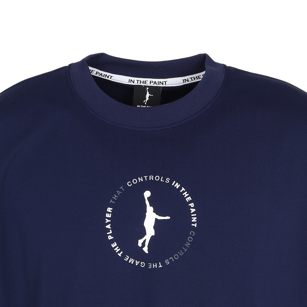 インザペイント（IN THE PAINT）（メンズ、レディース）バスケットボールウェア 長袖Tシャツ ITP24413NVY