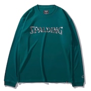 (メンズ、レディース)バスケットボールウェア 長袖 Tシャツ ジオメトリック ロゴ SMT24107