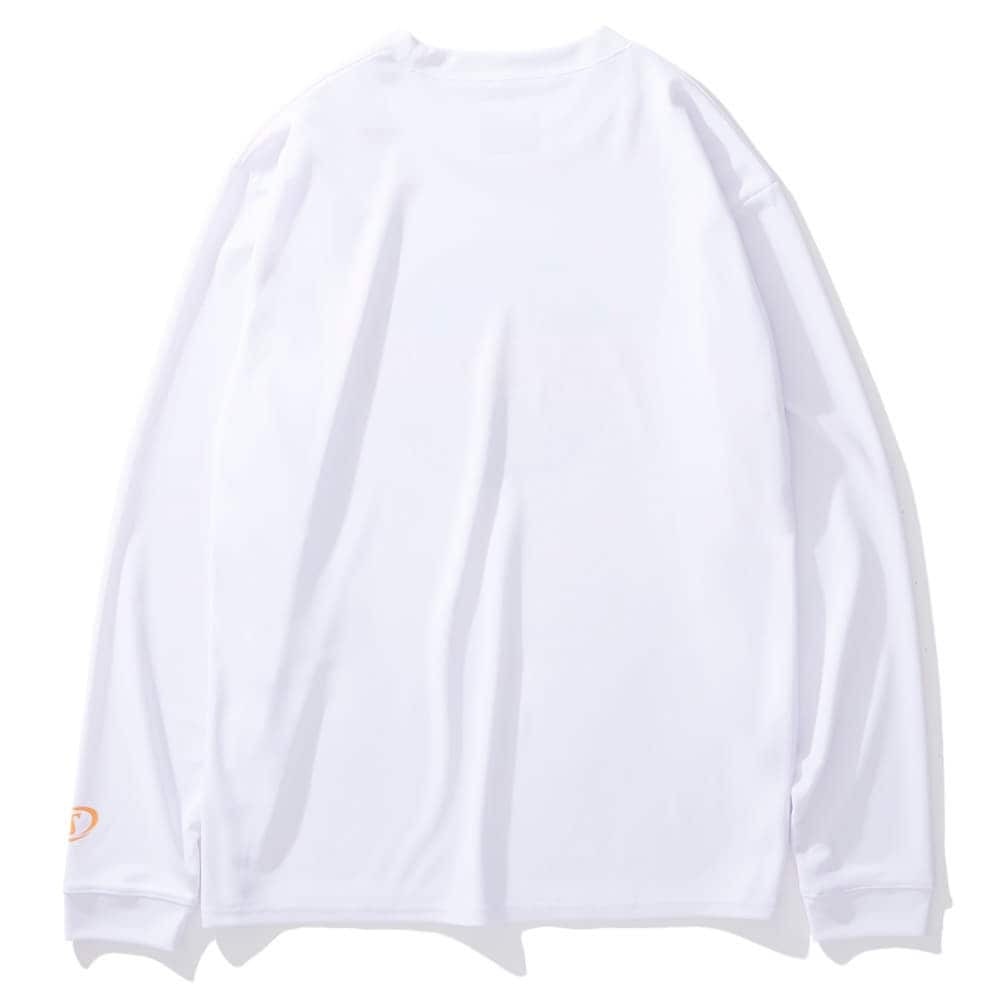 スポルディング（SPALDING）（メンズ、レディース）バスケットボールウェア 長袖 Tシャツ ポルカドット カモ ボールプリント SMT24110WH