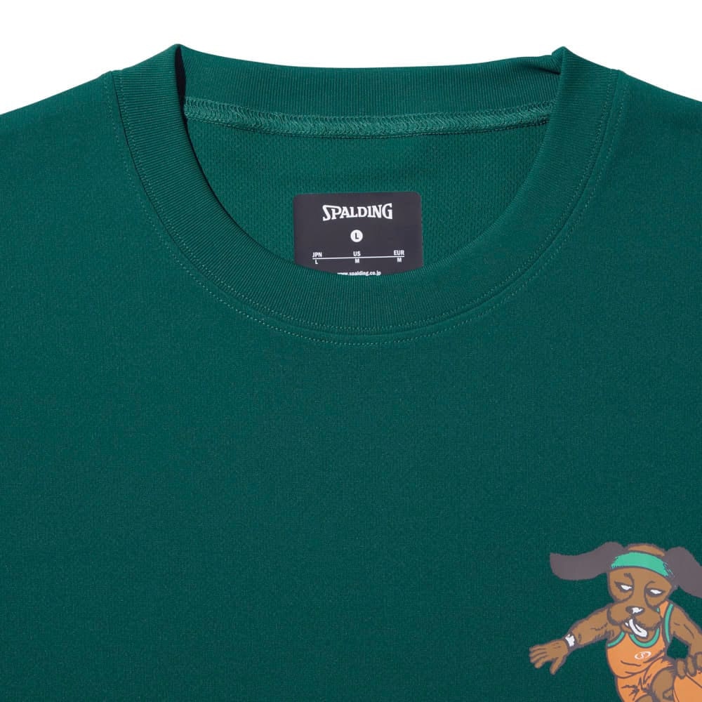 スポルディング（SPALDING）（メンズ、レディース）バスケットボールウェア 長袖 Tシャツ ビーグル レッツ プレイ フープス SMT24113SP