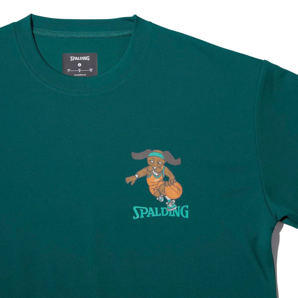 スポルディング（SPALDING）（メンズ、レディース）バスケットボールウェア 長袖 Tシャツ ビーグル レッツ プレイ フープス SMT24113SP