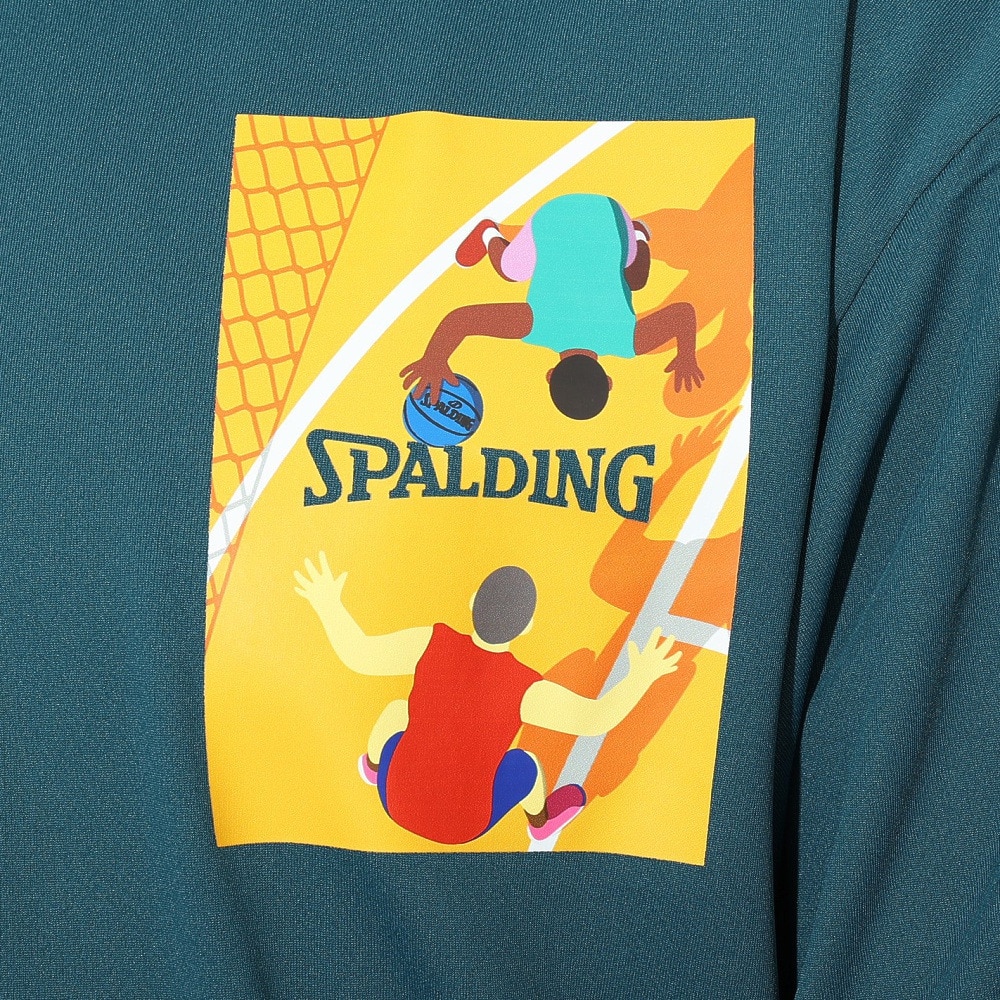スポルディング（SPALDING）（メンズ、レディース）バスケットボールウェア 長袖 Tシャツ ワン オン ワン SMT24114SP