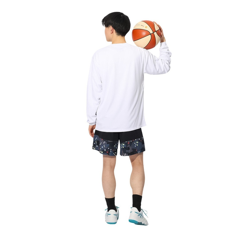 スポルディング（SPALDING）（メンズ、レディース）バスケットボールウェア 長袖 Tシャツ ワン オン ワン SMT24114WH