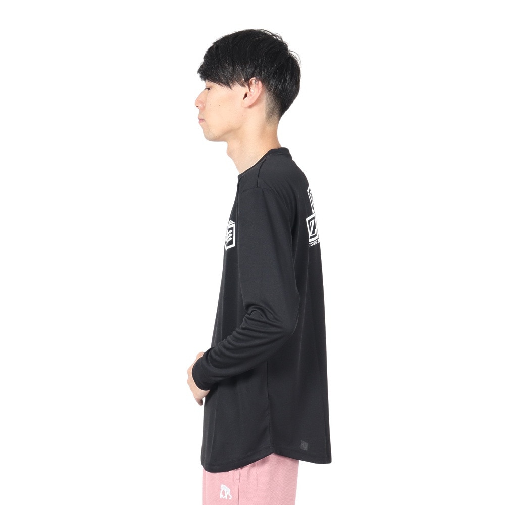 エゴザル（EGOZARU）（メンズ）バスケットボールウェア EZキューブ ロングスリーブTシャツ EZFW24ULS003C001