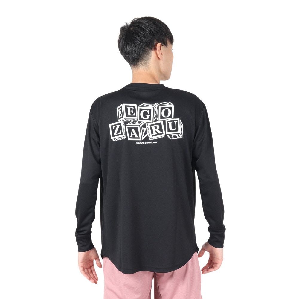エゴザル（EGOZARU）（メンズ）バスケットボールウェア EZキューブ ロングスリーブTシャツ EZFW24ULS003C001