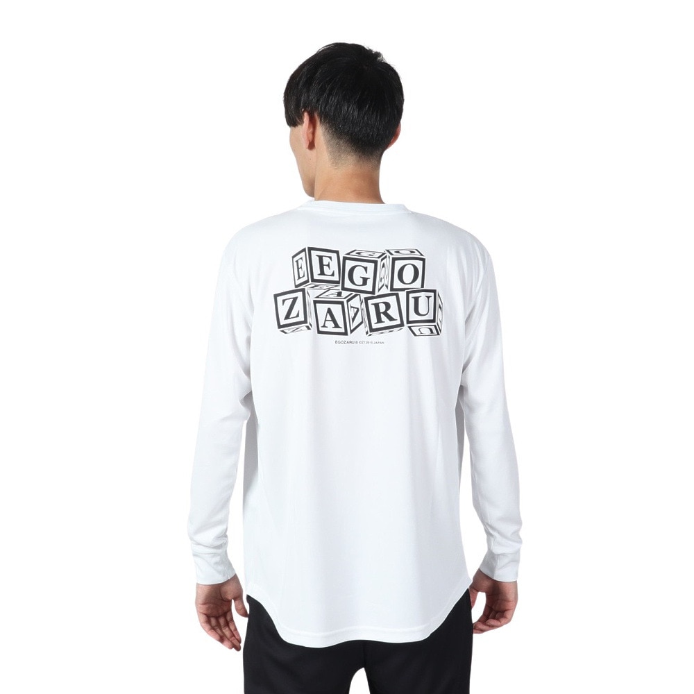 エゴザル（EGOZARU）（メンズ）バスケットボールウェア EZキューブ ロングスリーブTシャツ EZFW24ULS003C002